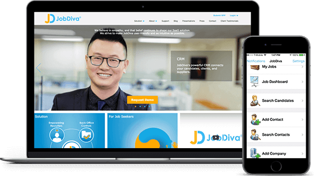 JobDiva Interface
